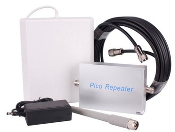 Antena panelowa + wzmacniacz sygnału GSM na 400m2