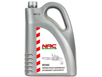 Масло для смазки шины и цепи NAC 5л.