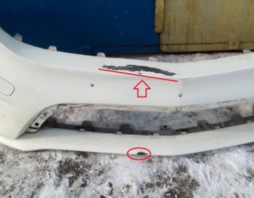 фото thumb №6, Mercedes b-klasa w246 lift amg 14-17 бампер перед