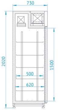 ХОЛОДИЛЬНЫЙ ШКАФ RAPA SCH-Z 1400 AG БЕСПЛАТНАЯ ДОСТАВКА