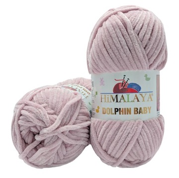 Włóczka 100g brudny róż Dolphin Baby Himalaya 80349