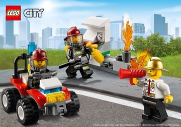 LEGO CITY 60088 Пожарные Огнетушитель пожарной части