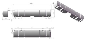 DANFENDER MULTI DOCK FENDER МОСТОВОЕ КРЫЛО