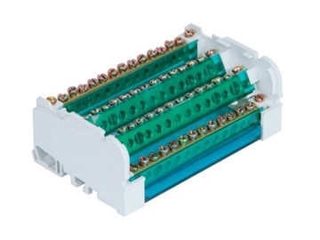 BLOK ROZDZIELCZY ŁĄCZENIOWY 4x15 MOSTEK CSB-415