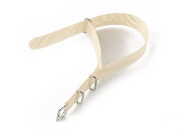 PASEK DO ZEGARKA NATO NYLONOWY 24 MM ECRU KOLORY