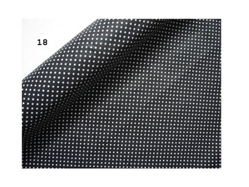 MATERIAŁ kropki groszki maczek nr 18 szer.1,60 m