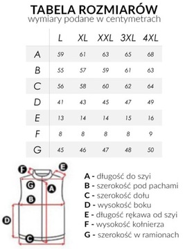 Kamizelka Męska Ocieplana Bezrękawnik WW93-01 r XL