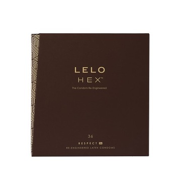 Nowe prezerwatywy Lelo HEX Respect XL 36szt Large.