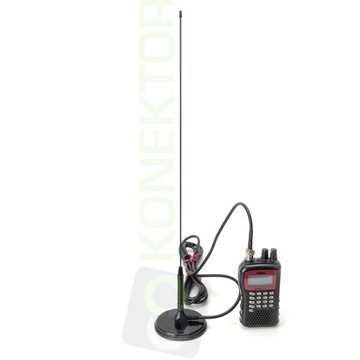 МАГНИТНАЯ АНТЕННА. UT72 BNC 50 см VHF/UHF + диапазон PMR 446