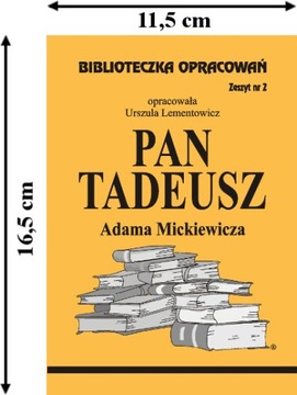 Пан Тадеуш Адам Мицкевич Подготовка к чтению