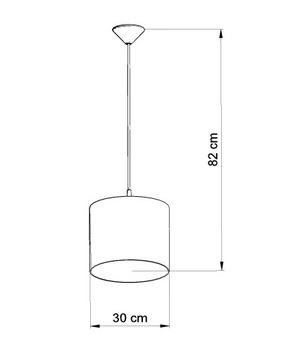 Lampa Wisząca Dla Dziecka PIŁKA C 30 Oprawa Zwis