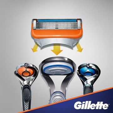 КАРТРИДЖИ GILLETTE FUSION BLADES ДЛЯ КЛИВЕРА 8 ШТ. 100% ОРИГИНАЛ