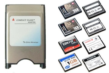 Adapter PCMCIA Czytnik kart CF na PCMCIA * Adapter dla kart Compact Flash