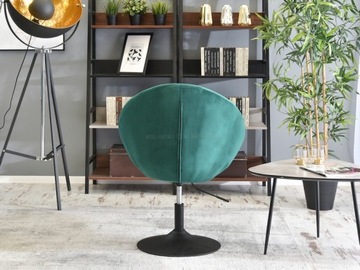 БАРХАТНЫЙ СТЕГАНЫЙ СТУЛ С ФУНКЦИЕЙ РЕГУЛИРОВКИ LOUNGE 3 ЗЕЛЕНЫЙ
