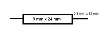 Металлизированный резистор Mundorf MR5 5W 3,90 Ом 3R90