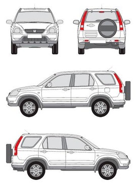 Круз Багажник HONDA CR-V II 2002-2007 гг.