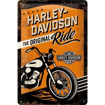 Доска Harley-Davidson Original 20x30 металл 22237