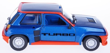 RENAULT 5 TURBO МЕТАЛЛ МОДЕЛЬ BBURAGO 1:24 СИНИЙ