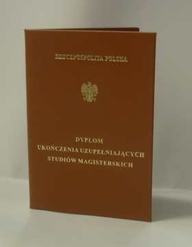 OKŁADKA NA DYPLOM UKOŃCZENIA STUDIÓW, DYPLOM