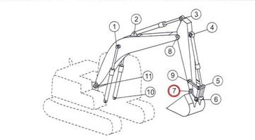 ВТУЛКА KOMATSU PC200 PC220 PC270, 20Y7032410