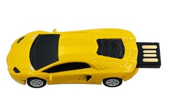 USB-ПЕРЕДНИК 16 ГБ LAMBO CAR ЖЕЛТЫЙ AUTO CAR