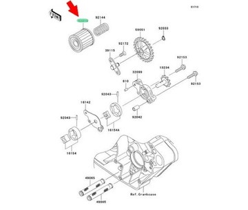 МАСЛЯНЫЙ ФИЛЬТР Kawasaki KX450F 2016-2023 гг.