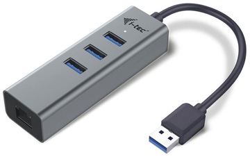 Гигабитная 3-портовая сетевая карта HUB USB3.0 METAL LAN