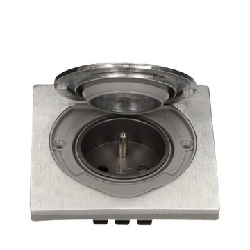 Розетка электрическая герметичная IP55 стальная OR-AE-1397