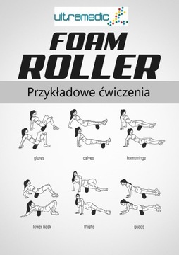 БОЛЬШОЙ РОЛИК ДЛЯ МАССАЖНОГО РОЛИКА CROSSFIT EVA YOGA