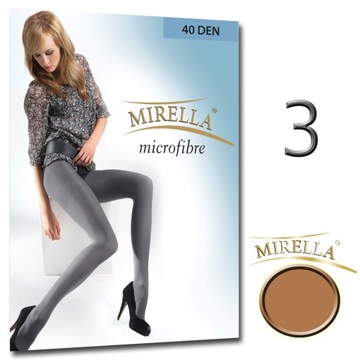 Мирелла микрофибры 40 DEN Гладкое покрытие 3/л BEIGE