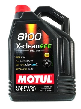 MOTUL 8100 X-CLEAN EFE 5W30 5L C2/C3 DEXOS2 EFE!!!