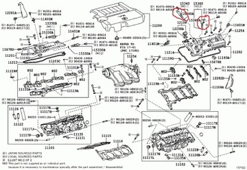 КЛАПАН VVT-I Toyota Lexus 15340-0P020