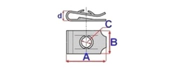 фото thumb №3, Кліпса пластина монтажна захист mini countyrman