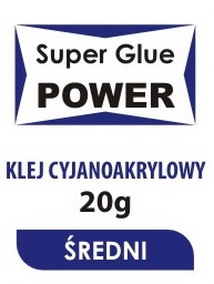 Klej cyjanoakrylowy CA Super Glue Błyskawiczny Rzadki Średni Gęsty 60g