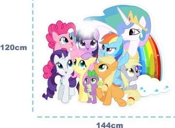 3D наклейки на стену My Little Pony Пони 144см