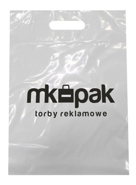 Reklamówki Torby Foliowe z Nadrukiem 30x40 100 szt