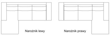 NEZO 3 угловой диван Cornea, функция сна, контейнер