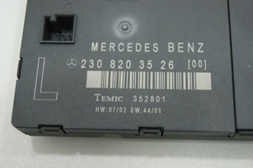 MODUŁ DRZWI A2308203526 MERCEDES SL R230 02-