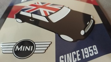 MINI COOPER BRIT ретро подарочная металлическая вывеска