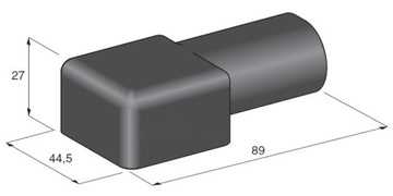 РЕЗИНОВАЯ КРЫШКА КРЫШКА ЗАЖИМ КРЫШКА MTA 40x40