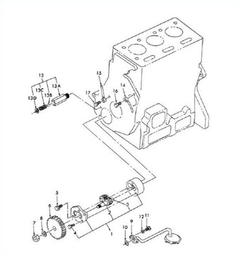 SBA140016030 новый насос масляный для тракторов Ford