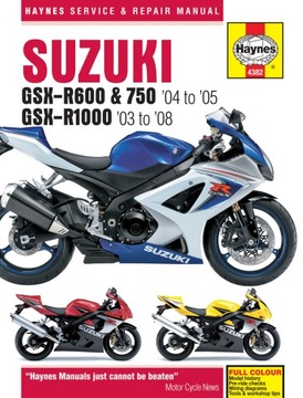 SUZUKI GSX-R600 (2004 - 2005) INSTRUKCJA NAPRAW