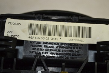 фото thumb №9, Подушка водія подушка безпеки citroen c4 i 96471578zd