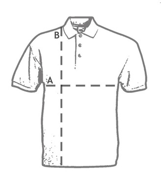 ФУТБОЛКА ПОЛО 65/35 Fruit of The Loom красная 3XL