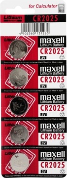 1x BATERIA BATERIE MAXELL CR2025 CR 2025 DL ECR B5