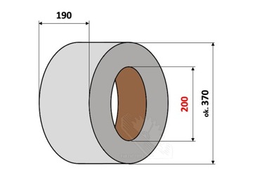 Лента CC85 25мм 500м полиэфирная композитная лента CS85