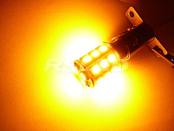 лампочка 72 LED 24 SMD P21W Оранжевый Направления 12В