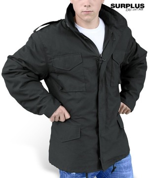 КУРТКА SURPLUS Military M65 ПОДКЛАДКА 2в1 ЧЕРНАЯ L