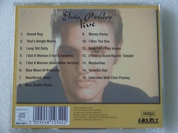 ЭЛВИС ПРЕСЛИ - LIVE CD 2000 UK НОВАЯ ФОЛЬГА