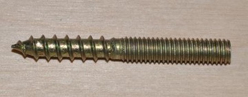 ВИНТОВЫЙ ЗАЖИМ С ДВОЙНОЙ РЕЗЬБОЙ M6X50 M 6 X 50 ДЛЯ TORX ЖЕЛТЫЙ ЦИНК 50 ШТ.